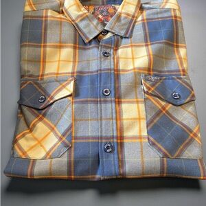 Retro Rifle - Romeo plaid button down shirt